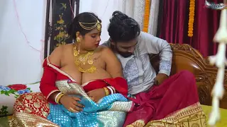 Indian Husband and Wife Share Their First Passionate Night
