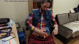 Office Worker Strokes His Cock at the Desk