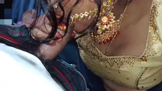 Indian Wife Delivers a Slow Blowjob to Her Husband