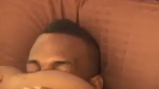 Slim Guy Takes a Monster BBC Bareback with Toy Play
