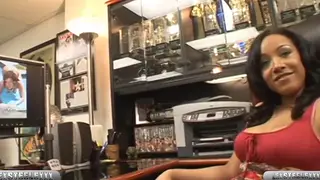 Busty Tattooed Babe Takes Deep Throat and Hard Doggystyle