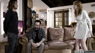Redhead Petite Takes Stepdad Deep in 69