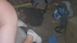 MILF Endures Double Penetration in Rough Threesome