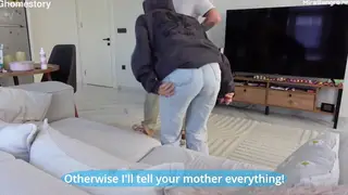 Stepdad Punishes Teen Stepdaughter with Rough Anal