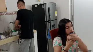 Curvy Latina Rides Stepbrother in Secret Home Video