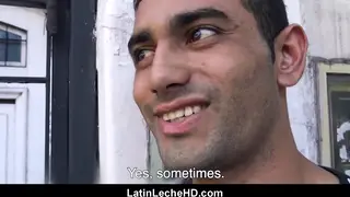 Latino Tourist Takes Cash for Bareback POV