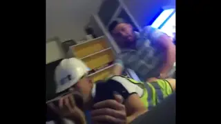 Construction Crew Gangbangs Worker in Bareback Orgy