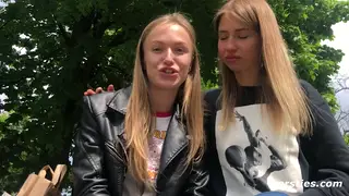 Blonde Lesbians Share a Sensual Massage and Oral Pleasure