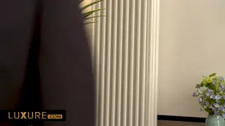 Busty Brunette Enjoys Threesome While Husband Watches