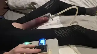 European Teen Uses Pump and Toys for Intense Solo Play