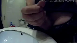 Solo Guy Strokes Himself to Release While Home Alone