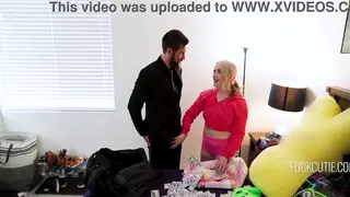 Petite Teen Stepdaughter Seduces Older Man After Botched Heist