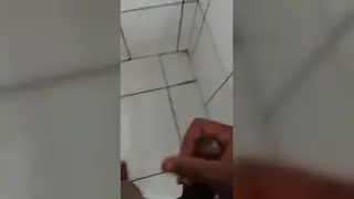 Black Stud Edges a Massive Cock With Slow Hand Strokes