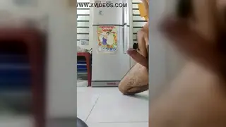 Slender Asian Guy Strokes and Sucks His Partner