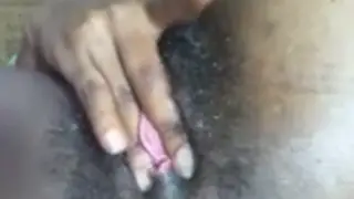 Voluptuous Ebony Rides a Giant Dildo to Orgasm
