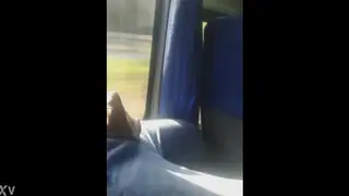 Quick Handjob Thrill on a Moving Bus