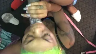 Girlfriend Cleans Her Cream Off His Cock in POV