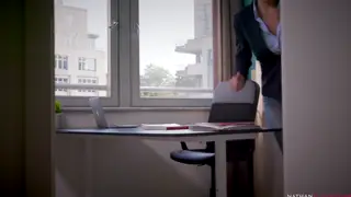 Busty Curvy Employee Takes Rough Anal From Her Boss