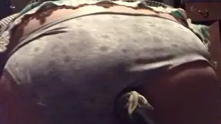 Femboy Takes POV Anal with Panties Pulled Aside