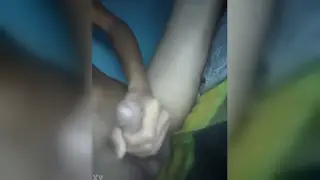 Desi Boy Strokes Himself in a Brief Solo Session
