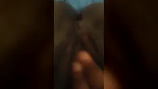 Ebony BBW Masturbates to a Trembling Orgasm in the Bathroom