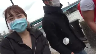 Japanese Teen with Big Natural Tits Takes Cum in Her Mouth