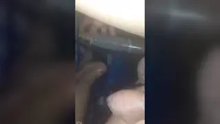 Solo Guy Stretches Hole with Eggplant Toy