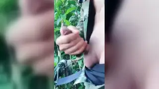 Colombian Military Man in Uniform Shows Off