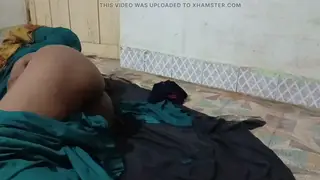 Indian Teen and Wife Share Toys with Neighbour in Bathroom