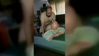 Mature Couple Barebacks to a Double Climax With Internal Finish