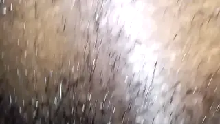 Hairy MILF Neighbor Takes Creampie in Bedroom