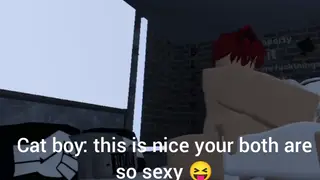 Busty Trio Shares Cock in Threesome Creampie