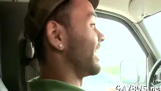Guys Swap Deep Blowjobs Before Bareback Anal