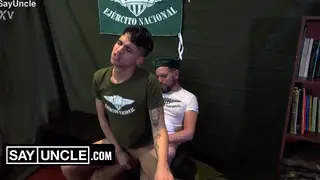 New Recruits Swallow Thick Cocks Before Bareback Breeding