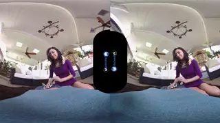 Brunette Teen Rides You Hard in Immersive VR POV