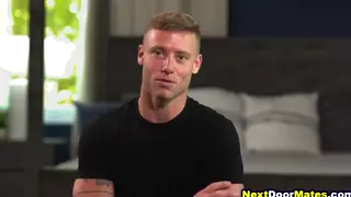 Fit Jocks Suck and Fuck Bareback After Basketball Game
