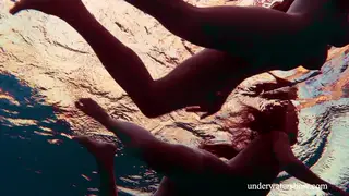 European Lesbian Teens Lick Pussy Poolside Outdoors