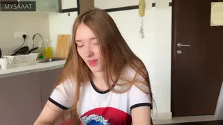 Curvy European Stepsister Takes a Doggystyle Pounding After Losing Chess