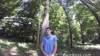 European Twink Enjoys Outdoor Pissing Session