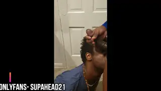 Ebony Performer Deepthroats And Swallows BBC