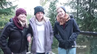 Voluptuous Lesbians Share a Threesome in a Mountain Hideaway
