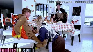 Stepdad Uses His Toe on Stepdaughter at Holiday Feast
