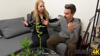 Blonde Wife Takes a Stranger Outdoors While Husband Watches