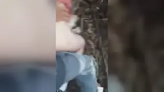 Silver Daddy Feeds His Monster Cock to a Guy
