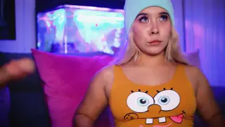 Blonde Latina Student Teases Boyfriend on Webcam Before Deepthroat