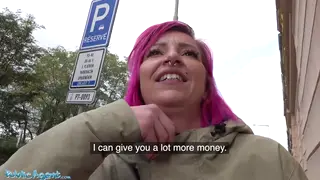 Petite Tattooed Stranger Takes Doggystyle in Strip Club