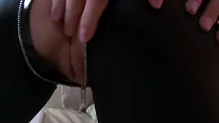 Busty MILF in Leather Teases Husband With POV Seduction