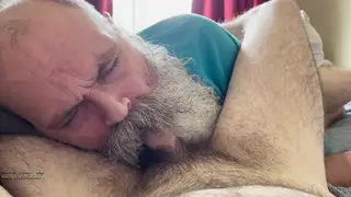 Hairy Bear Daddy Nurses Young Cub in Hospital POV
