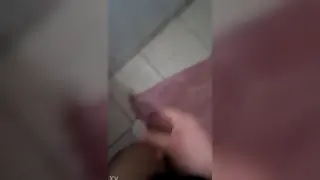 Latino Guy Strokes Himself to Release in a Homemade Clip