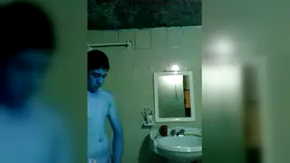 Straight Guy Caught Stroking in a Candid Moment